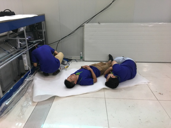 抢修遭台风重创的九洲港口岸，米兰(中国)milan·官方网页版,义不容辞！